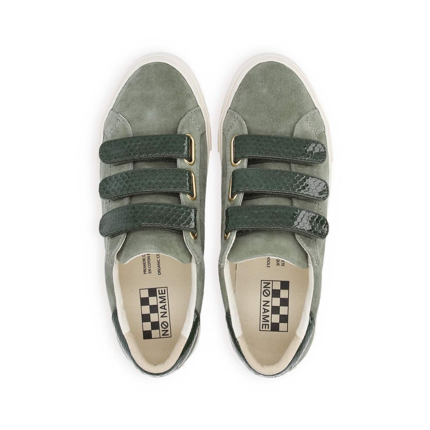 ARCADE STRAPS PERFOS  -  GOAT SUEDE/ECAILLE  - VERDE OLIVA